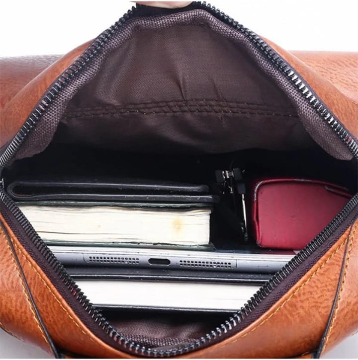 Bandoulière pour hommes en cuir mode décontracté