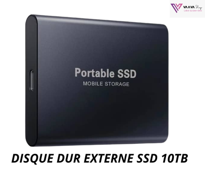 💾 Disque Dur Externe SSD 10 TB SATA – Stockage Ultra-Rapide