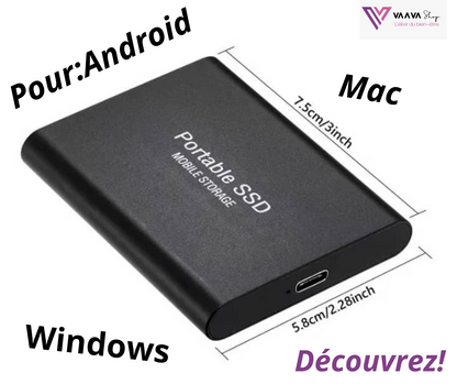 💾 Disque Dur Externe SSD 10 TB SATA – Stockage Ultra-Rapide