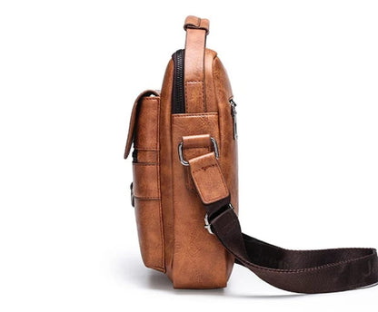 Bandoulière pour hommes en cuir mode décontracté